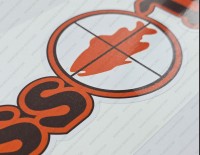 Bass Tracker Target 1970'S Boat Logo Decal 17.5"